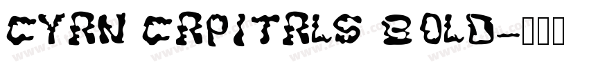 Cyan Capitals Bold字体转换
